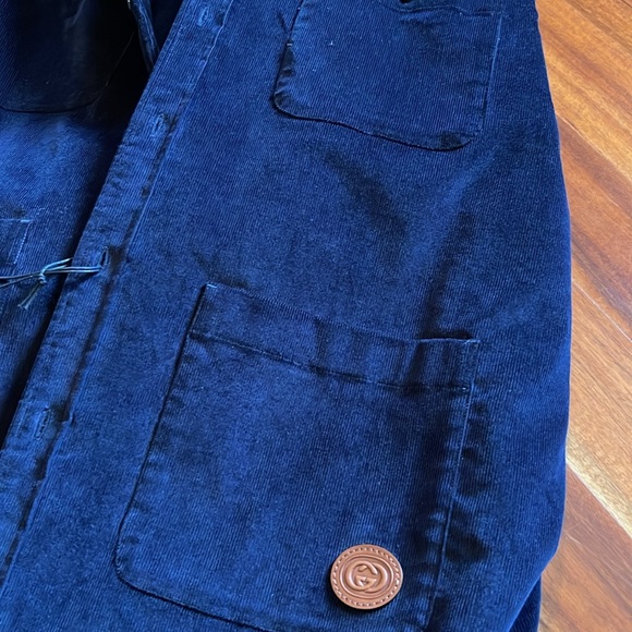 Men Gucci Corduroy Stretch Quilted Jacket - Picture 12 of 12